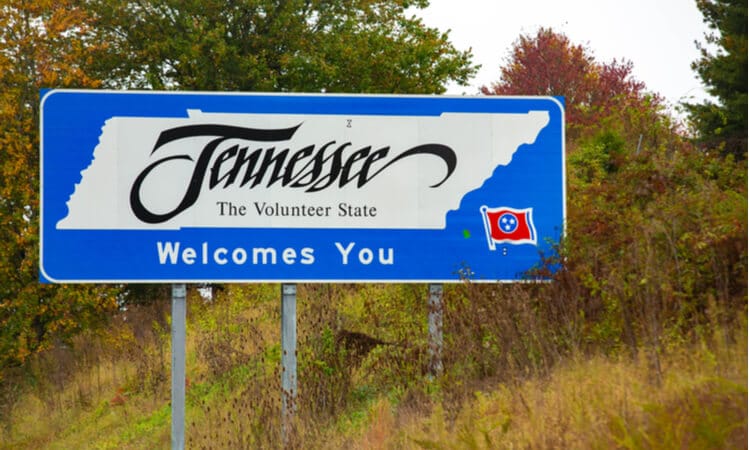tn welcome sign