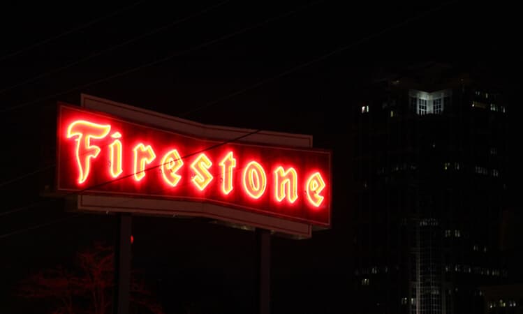 firestone sign